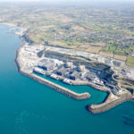 Vue aérienne du site de flamanville